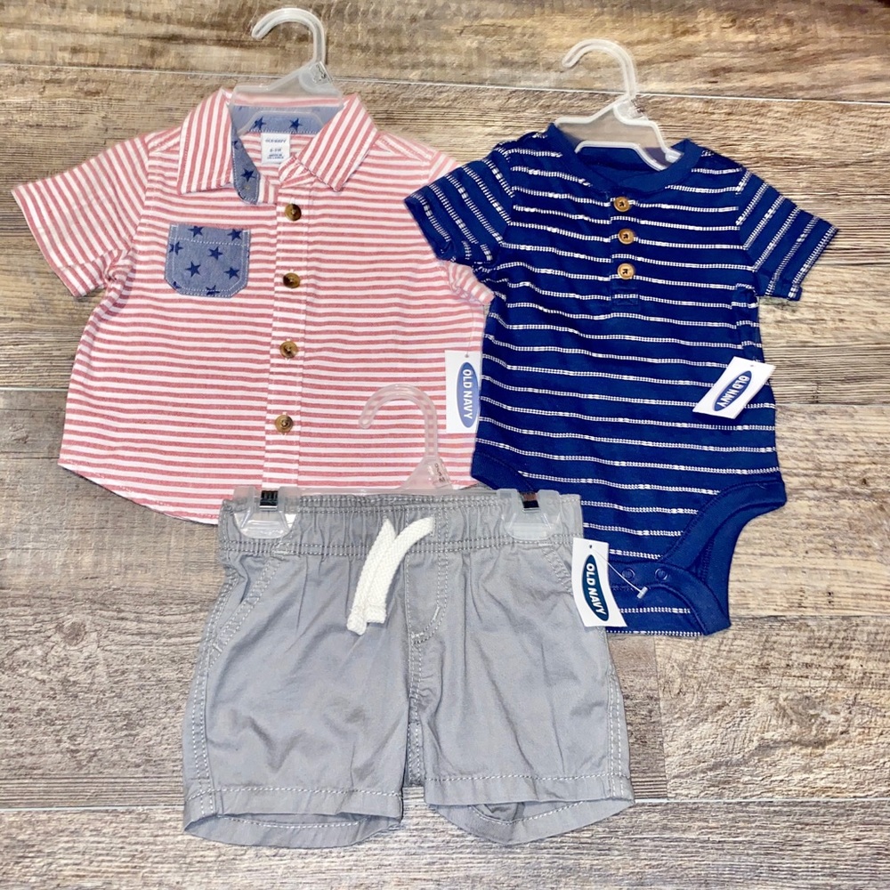 NWT OLD NAVY BABY BOY SEPARATES  0-3 MONTHS - Picture 3 of 8